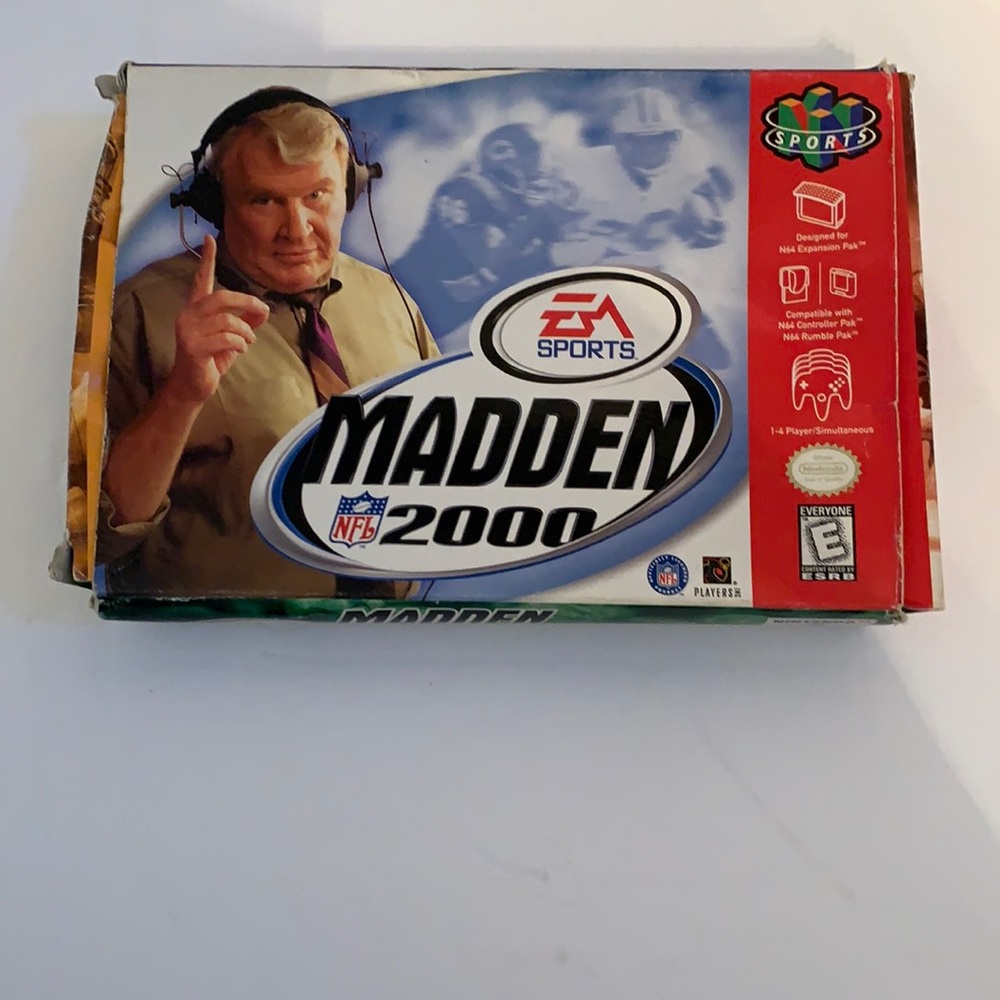 EA Sports Madden NFL 2000 Nintendo 64 Game